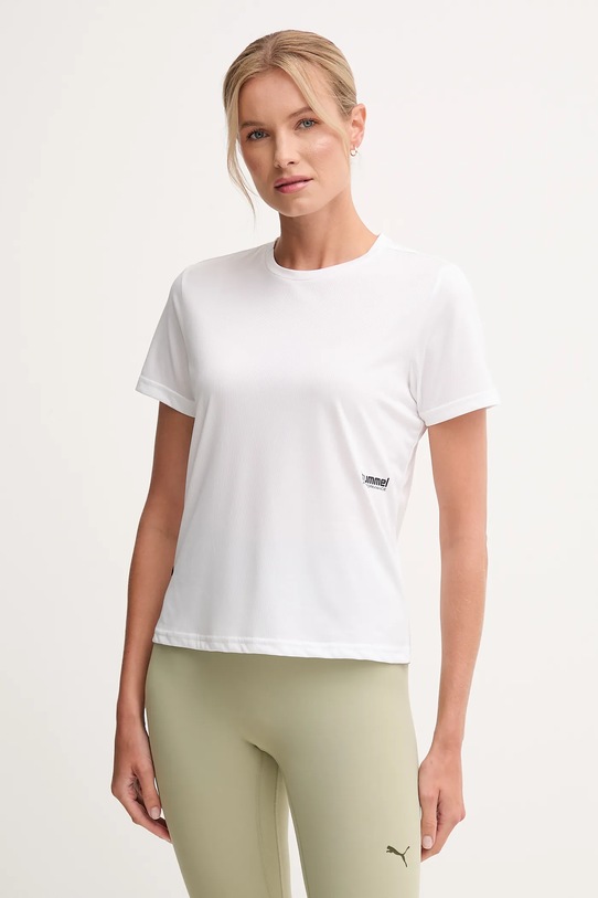 Hummel t-shirt treningowy regular biały 229983