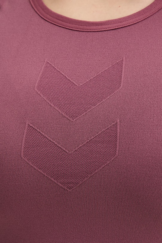 Hummel top damski 230077 bordowy