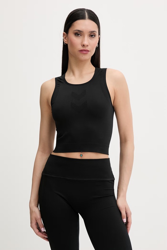 Hummel top damski czarny 230077