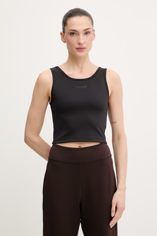 Hummel top de antrenament uni negru 230082