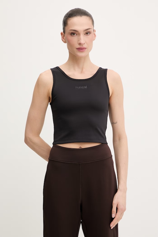 Τοπ προπόνησης Hummel slim μαύρο 230082