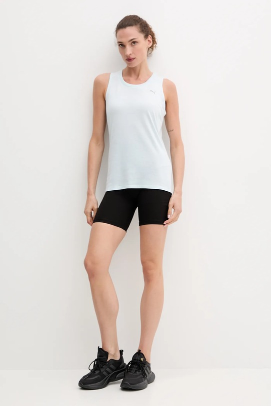 Puma top treningowy 526843 niebieski AW25