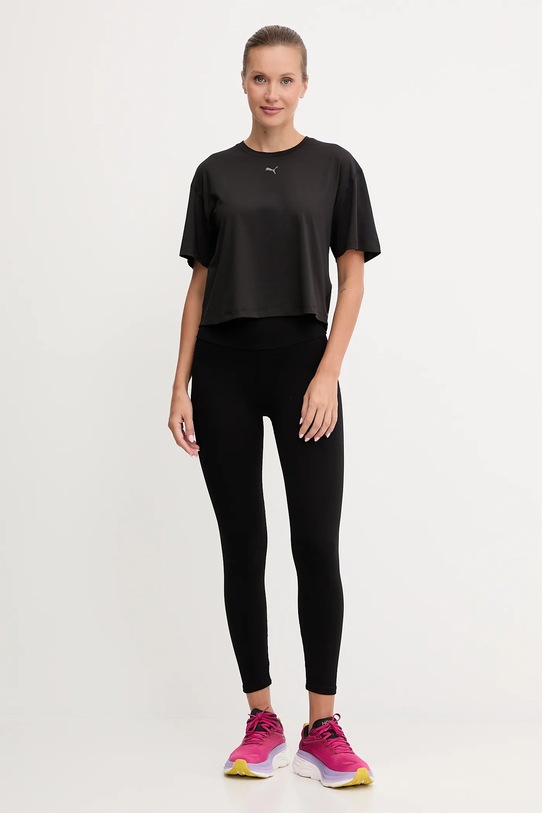 Puma t-shirt treningowy 527457 czarny AW25