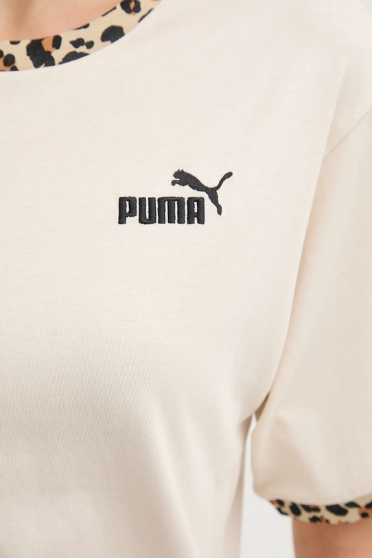 Puma t-shirt bawełniany 688082. beżowy