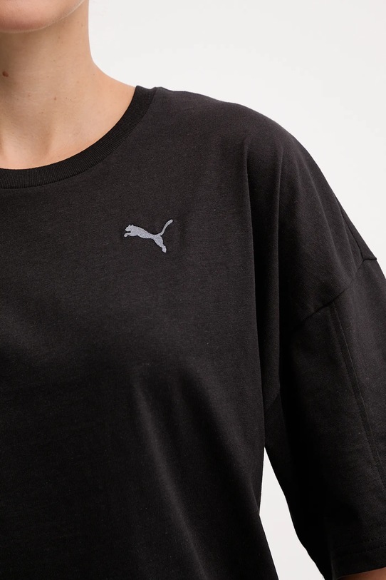 Puma t-shirt bawełniany 688148.D czarny