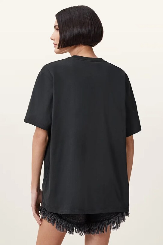 Odzież AllSaints t-shirt SHKULL W146JC czarny