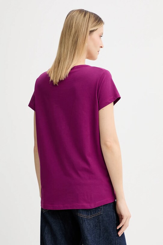 Odzież Marc O'Polo t-shirt bawełniany 506206751431 różowy