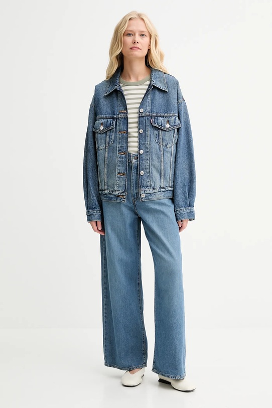 Хлопковый топ Marc O'Polo 506211250053 зелёный AW25