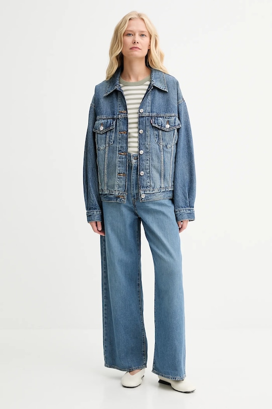 Бавовняний топ Marc O'Polo 506211250053 зелений AW25