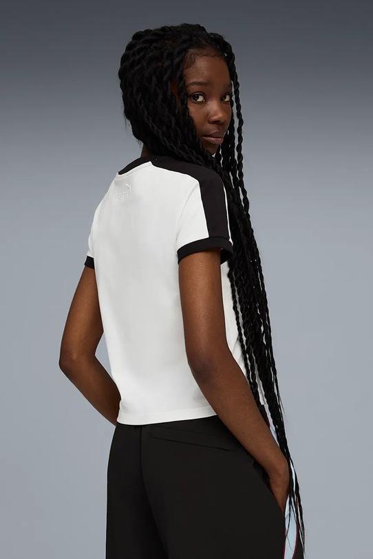 Odzież Puma t-shirt PUMA x FENTY 636184 biały