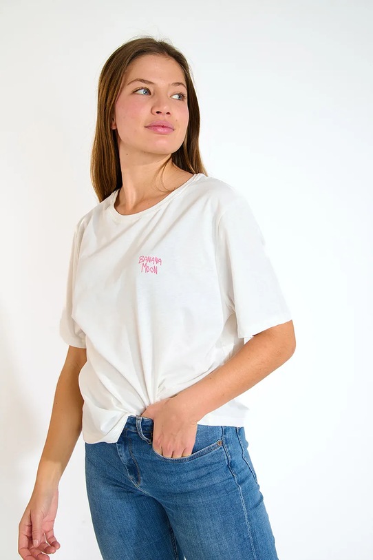 Banana Moon t-shirt bawełniany Urbana CRISP.URBANA beżowy AW25