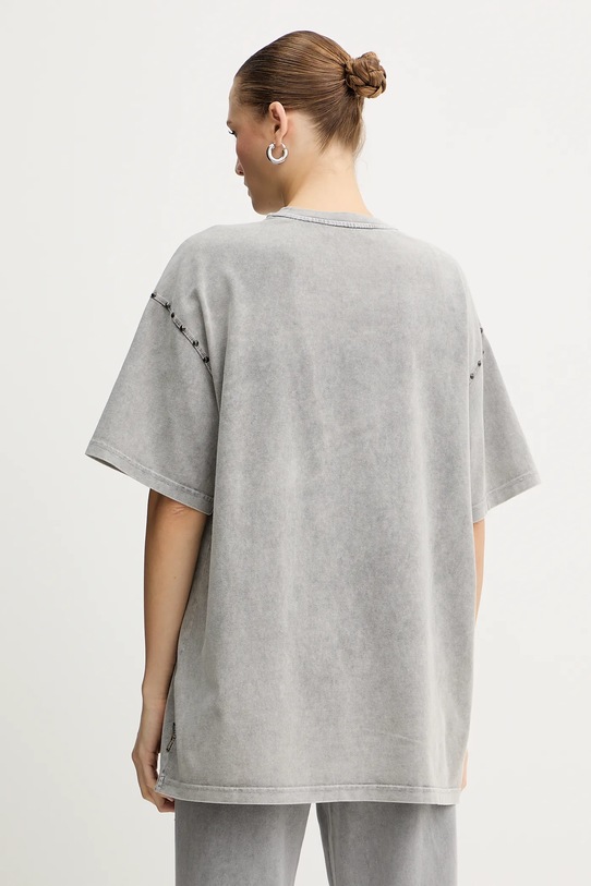 Odzież Just Cavalli t-shirt bawełniany 79PAHE05.CJW14 szary