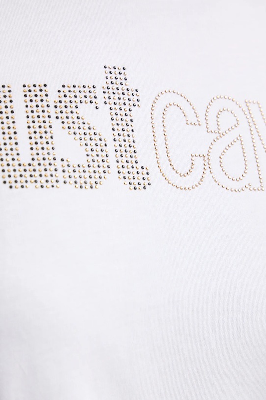 Just Cavalli tricou din bumbac 79PAHE23.CJ110 alb