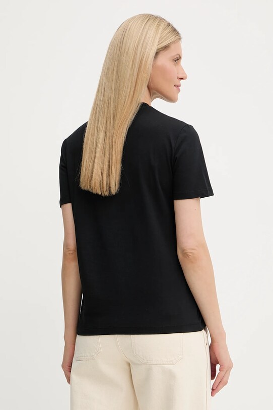 Odzież Just Cavalli t-shirt bawełniany 79PAHE23.CJ110 czarny