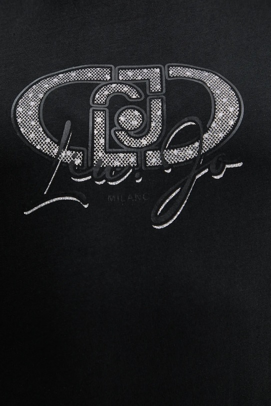 Liu Jo t-shirt bawełniany TF5163.JS923 czarny