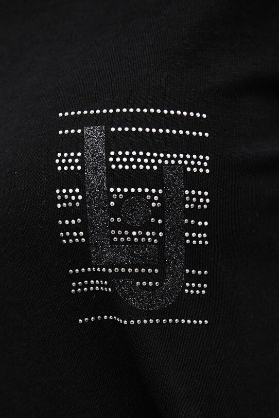 Liu Jo t-shirt bawełniany TF5287.JS923 czarny