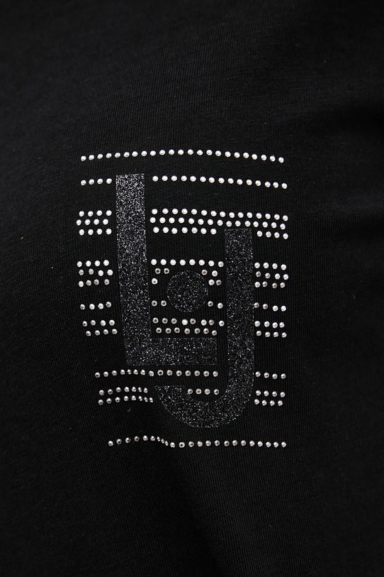 Bavlněné tričko Liu Jo TF5287.JS923 černá