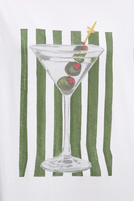 Bavlněné tričko Abercrombie & Fitch KI157.5346.100 bílá