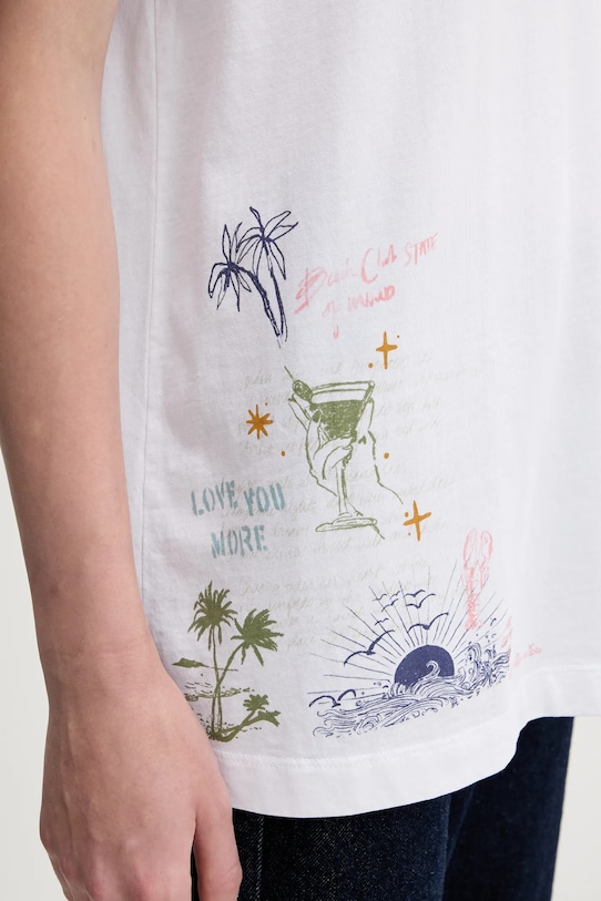 Abercrombie & Fitch tricou din bumbac KI157.5386.100 alb