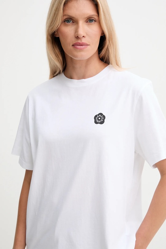 Kenzo pamut póló fehér FF52TS5524SO