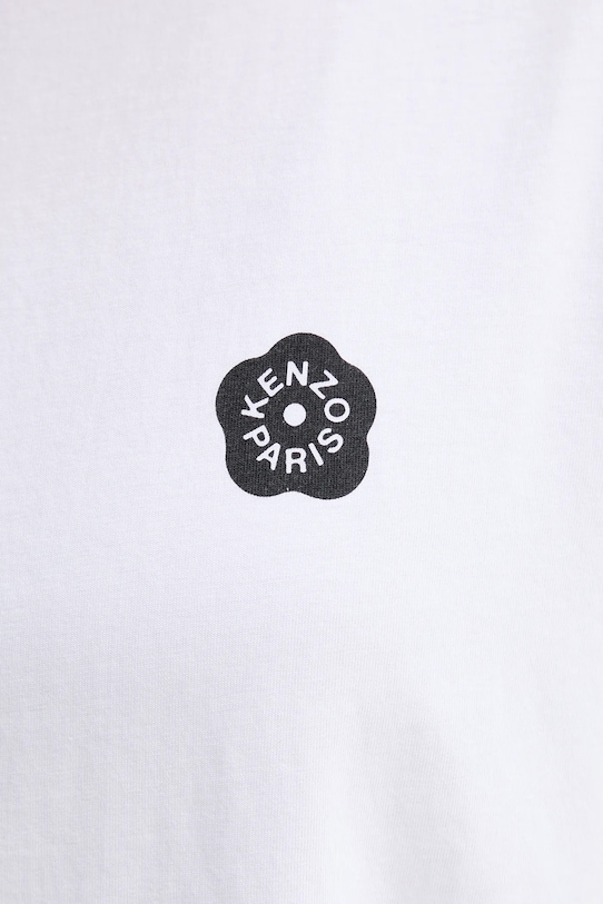 Kenzo tricou din bumbac FF52TS5524SO alb