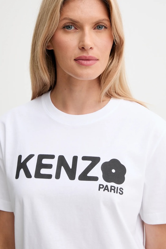 Kenzo pamut póló fehér FF52TS1574SO