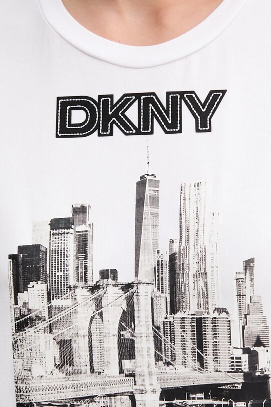 Dkny t-shirt P52HOWNA biały