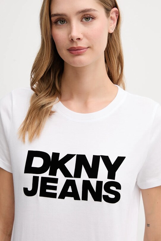 Dkny t-shirt biały DJ4T1265
