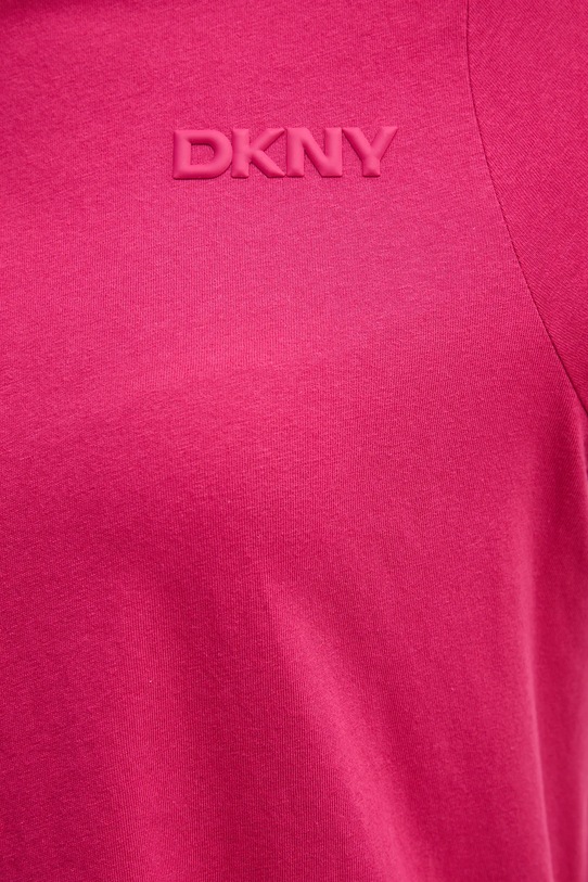 Dkny t-shirt bawełniany DP5T1372 różowy