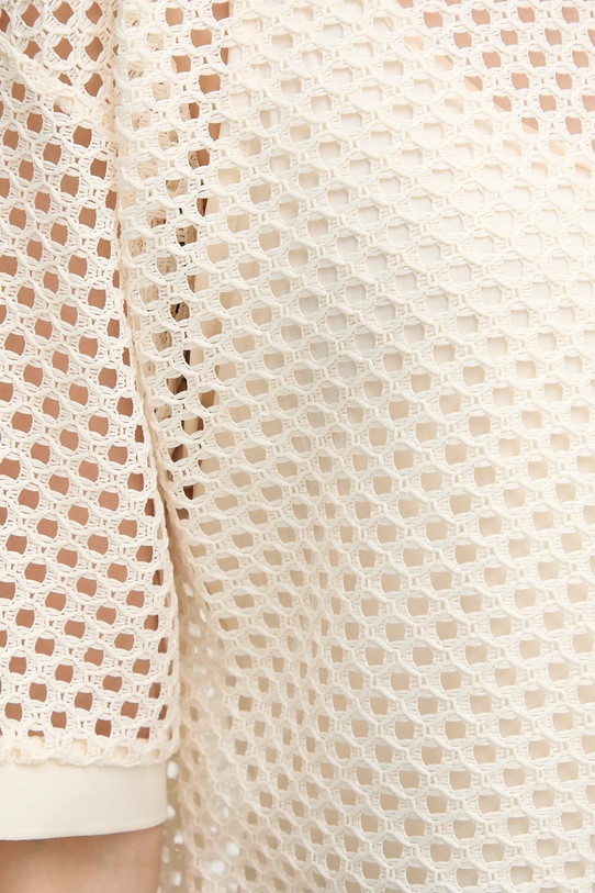 Dkny t-shirt P5DHSBMA beżowy