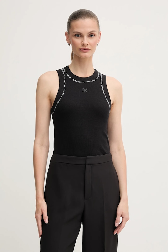 Top Dkny natpis crna DJ5T1380