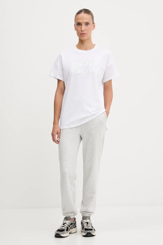 Dkny tricou din bumbac DP5T1346 alb AW25