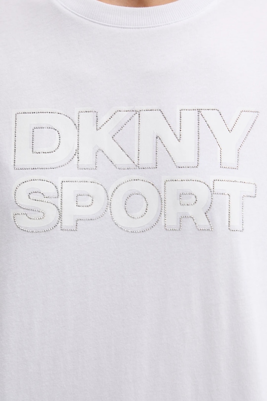 Dkny tricou din bumbac DP5T1346 alb