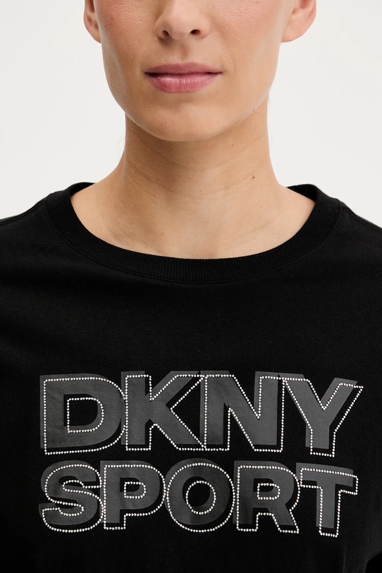 Dkny pamut póló DP5T1346 fekete