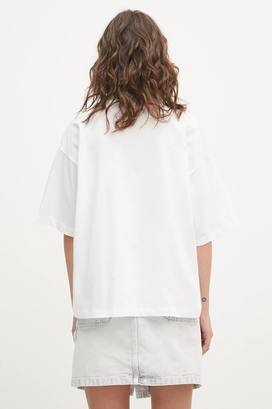 Oblečení Bavlněné tričko Carhartt WIP W' S/S Cream Of The Crop I035244.02XX bílá