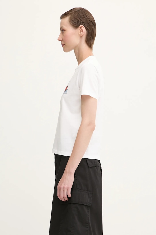 Бавовняна футболка Carhartt WIP W' S/S Jake Garcia I035258.02XX білий AW25