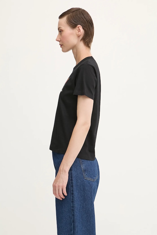 Бавовняна футболка Carhartt WIP W' S/S Jake Garcia I035258.89XX чорний AW25