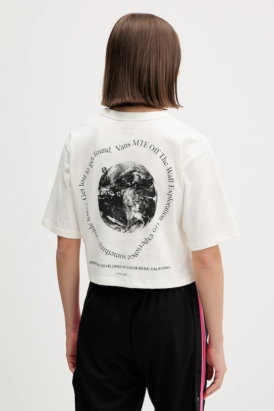 Odzież Vans t-shirt bawełniany VN000PKAC9F1 beżowy