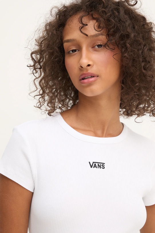 Μπλουζάκι Vans λευκό VN000RD1WHT1