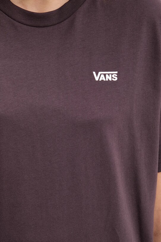 Pamučna majica Vans VN0A7RSREMS1 ljubičasta