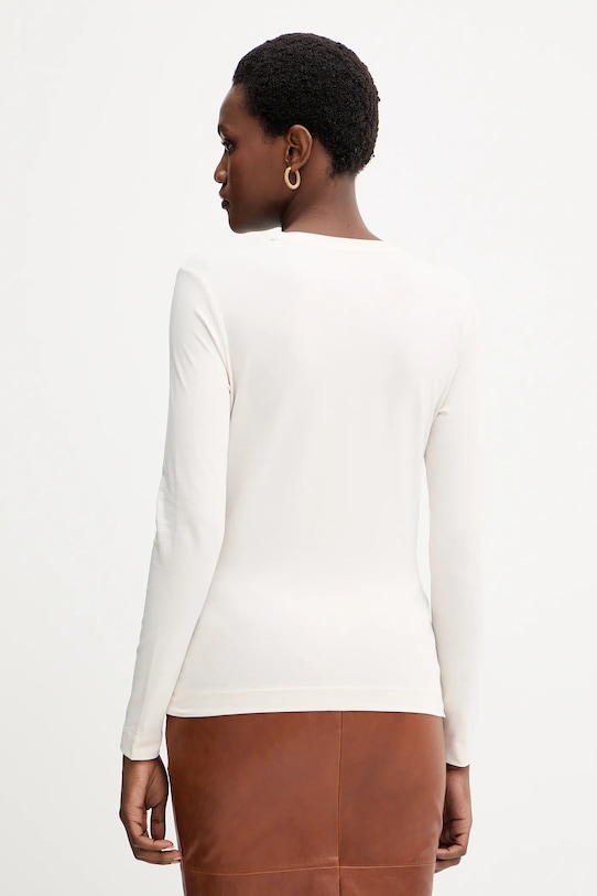 Odzież Guess longsleeve LEO W5BI75.J1314 beżowy