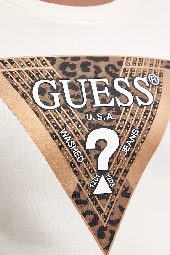 Guess longsleeve LEO W5BI75.J1314 beżowy