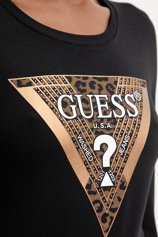 Μακρυμάνικο Guess LEO W5BI75.J1314 μαύρο