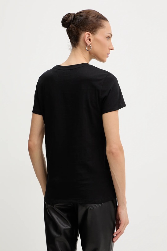 Odzież Guess t-shirt bawełniany W5BI32.K9RM1 czarny