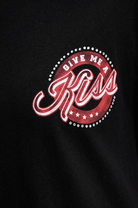 Guess t-shirt bawełniany W5BI22.I3Z14 czarny