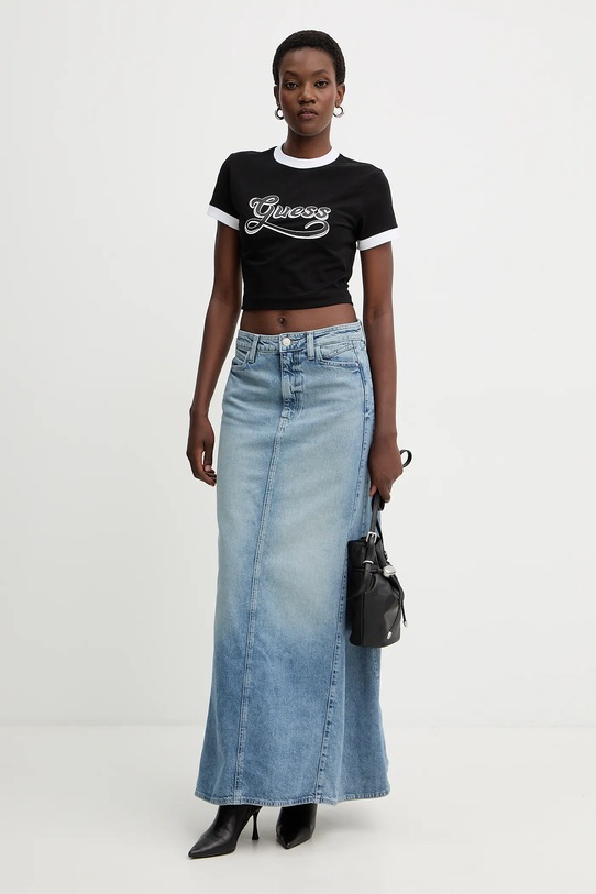 Guess t-shirt W5BI20.J1314 czarny AW25