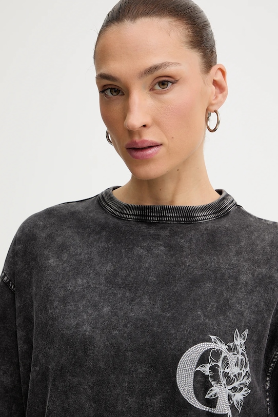 Бавовняна футболка Guess сірий W5BI19.I3Z14
