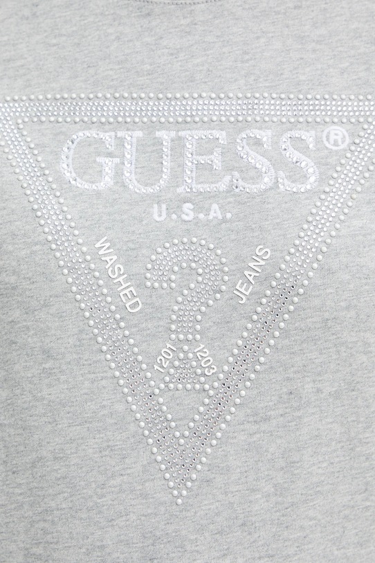 Guess t-shirt bawełniany W5BI18.I3Z14 szary