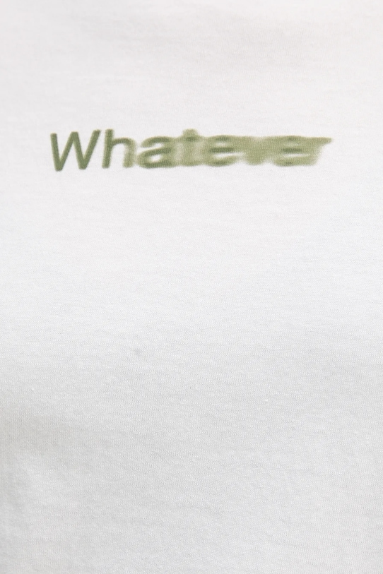 Sisley t-shirt bawełniany 3I1XL107Y biały