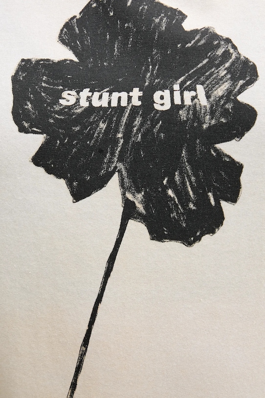 Pamučna majica Sisley 3I1XL107Y bijela